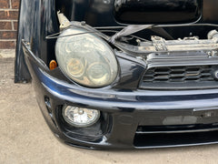 JDM Subaru Impreza WRX STi V7 Bumper Headlights Fenders Hood Bumper 2002-2003 Front End Conversion