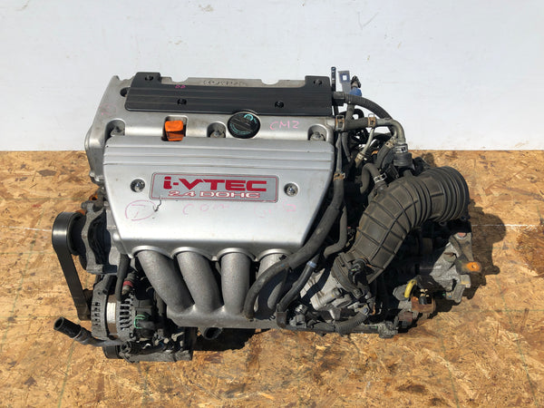 JDM Acura TSX 2.4L K24A DOHC Engine Motor RBB Head True Vtec 3-Lobes 2004-2008 - 2040146 | Engine | 2004 2008 Acura Tsx 2.4L DOHC i-VTEC Automatic Transmission MRSA JDM K24A, acura tsx, K24A, K24a Accord, RBB, TSX, tsx Engine | 1703