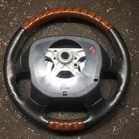 JDM OEM 03 BP9 Subaru Legacy Outback Momo Wood and Leather Steering Wheel Genuine | Steering Wheel | Leather, Legacy, MOMO Wood Grain, Outback, Subaru | 1043