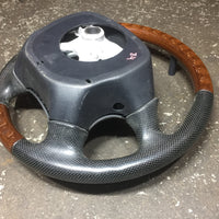 JDM OEM 03 BP9 Subaru Legacy Outback Momo Wood and Leather Steering Wheel Genuine | Steering Wheel | Leather, Legacy, MOMO Wood Grain, Outback, Subaru | 1043