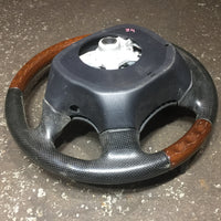 JDM OEM 03 BP9 Subaru Legacy Outback Momo Wood and Leather Steering Wheel Genuine | Steering Wheel | Leather, Legacy, MOMO Wood Grain, Outback, Subaru | 1043