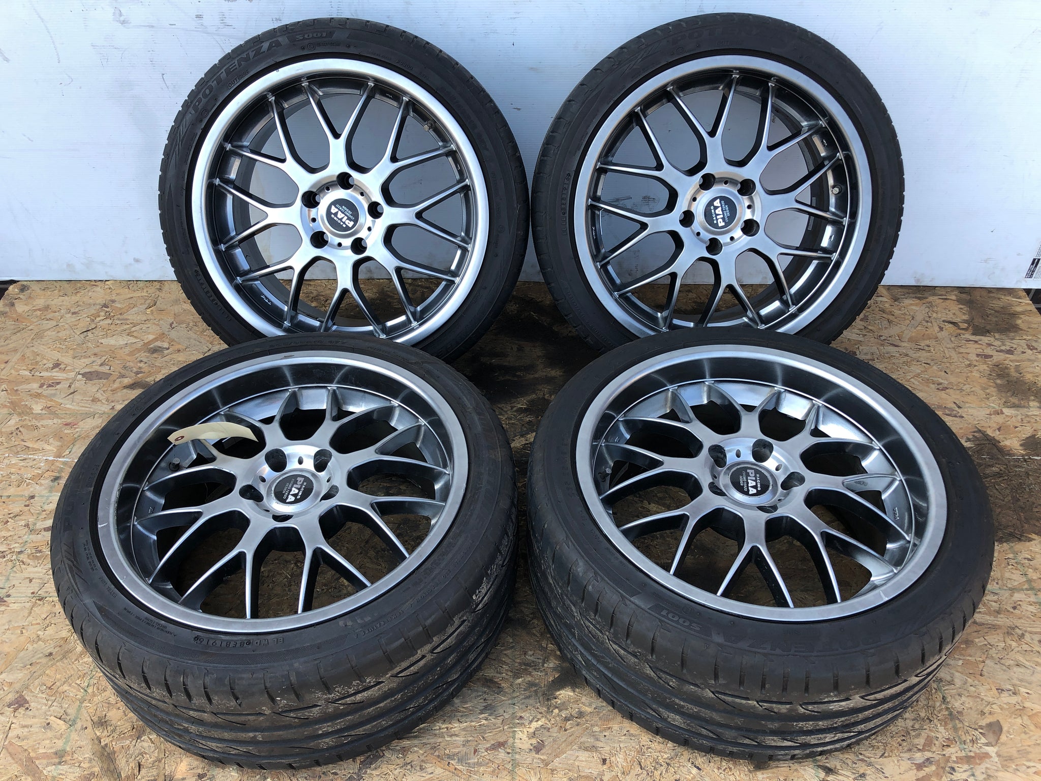 Racing PIAA ホイール タイヤ付 NOS! PIAA Racing Spoke Type E 15x6.5 +45 4x114.3 Wheels – The