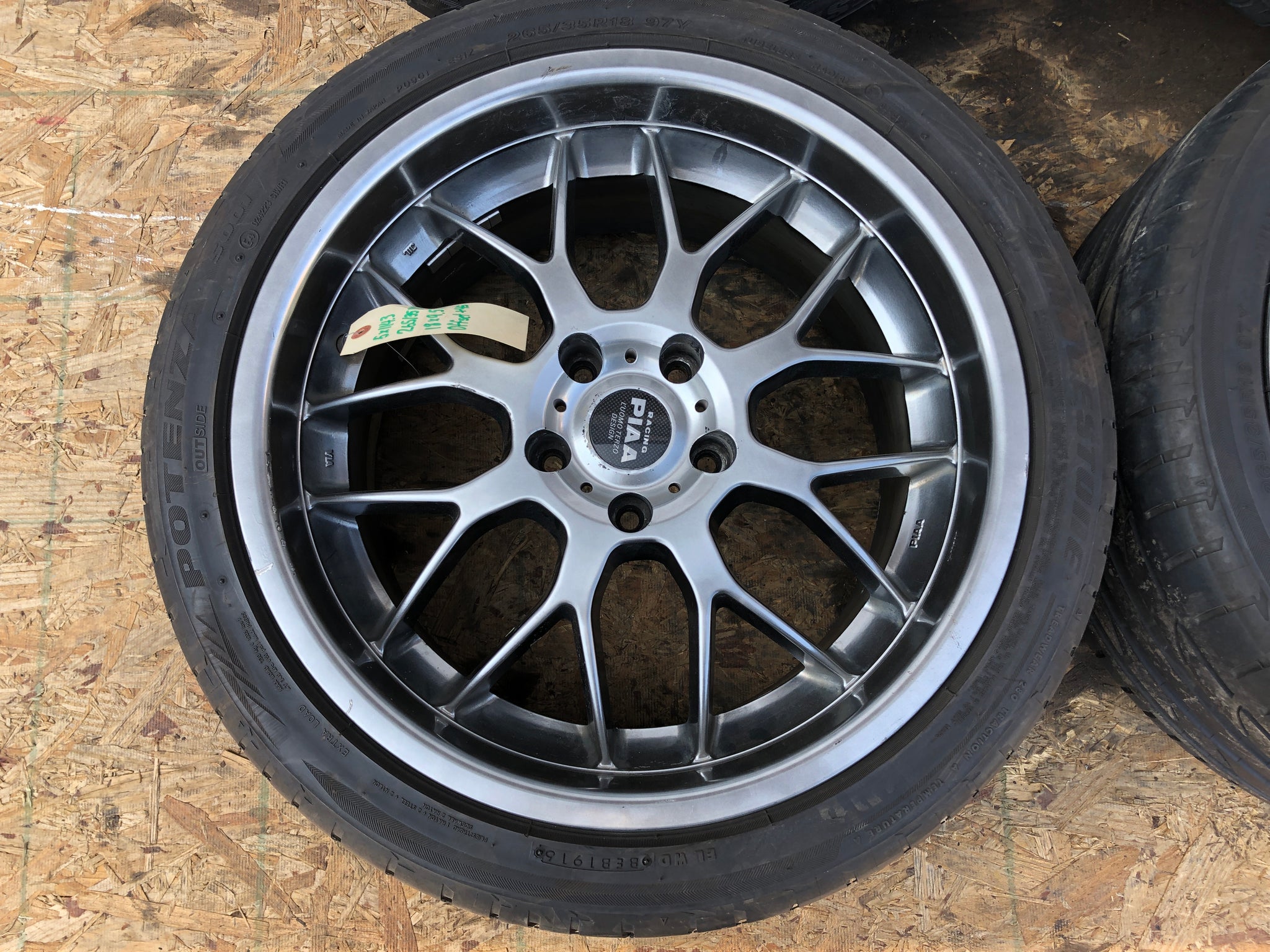 【専用】千葉　ドリケツ　PIAA RACING SPORT-1 8J+35 2本 1684 | JDM PIAA Racing Sport Mesh 18 x 9.5 + 45 265/35R18 | 18 x
