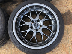 JDM PIAA Racing Sport Mesh 18 x 9.5 + 45 265/35R18 | 18 x 8.5 +42 5x114.3 235/40R18