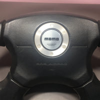 JDM 02-03 Subaru Impreza WRX STi V7 OEM Momo Leather Steering Wheel GD GDA GDB | Steering Wheel | Impreza, Leather, Momo, Subaru, V7, WRX STI | 1048