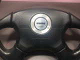 JDM 02-03 Subaru Impreza WRX STi V7 OEM Momo Leather Steering Wheel GD GDA GDB | Steering Wheel | Impreza, Leather, Momo, Subaru, V7, WRX STI | 1048