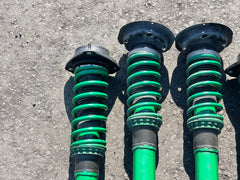 JDM 04-07 Subaru Impreza WRX / Forester TEIN Coilovers Kit 5x100 Hubs GDA/GDB Street Basis