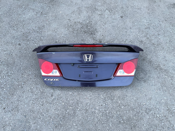 JDM 2006-2008 Honda Civic/Acura CSX Rear End Conversion Rear Trunk + Bumper + TailLights + Sideskirts