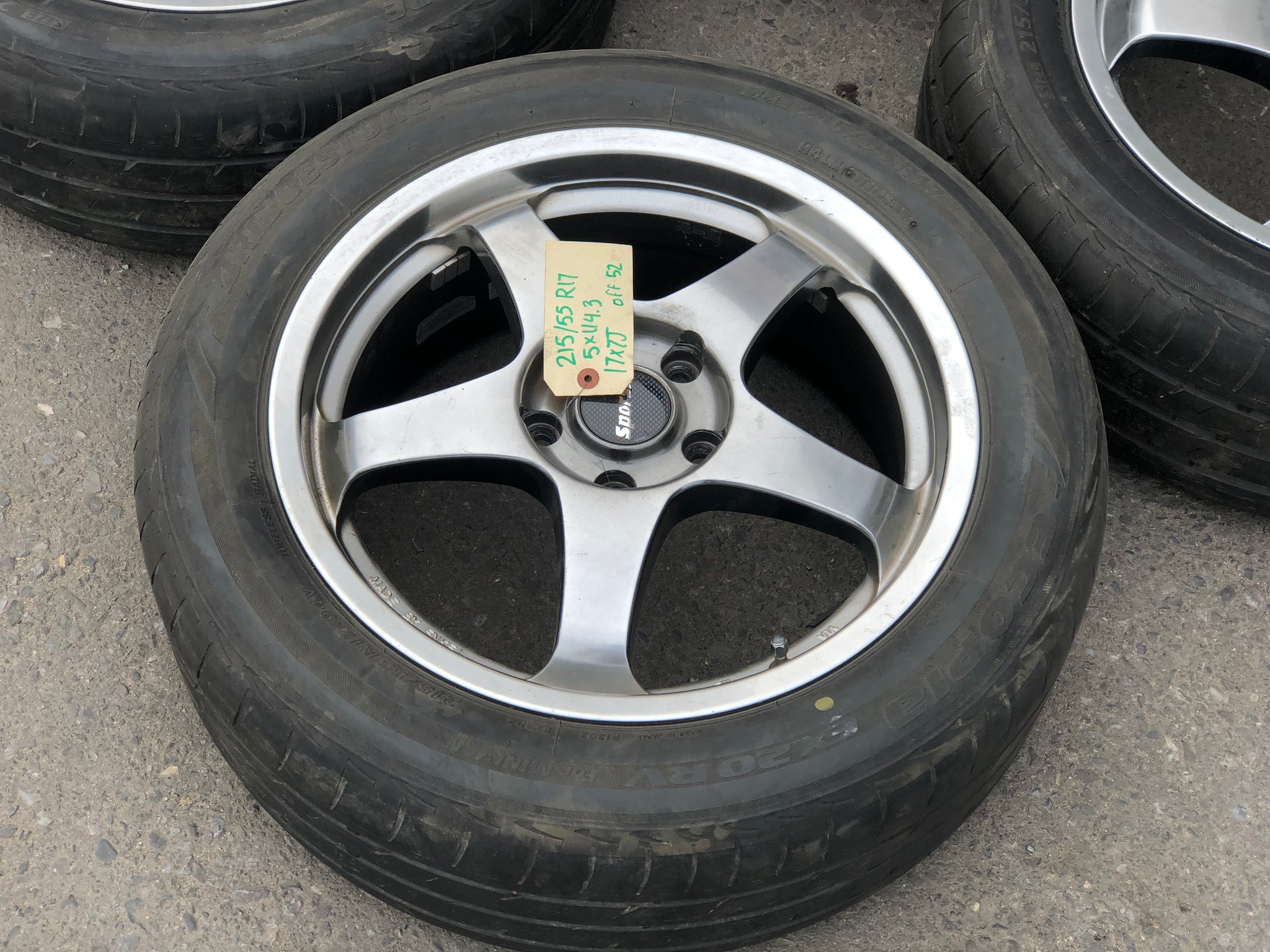 1900 | ENKEI PF05 Rare Racing Wheels 17x7J +52 5x114.3 215/55 R17