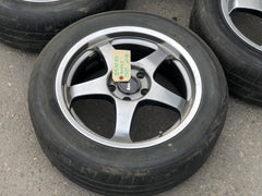 ENKEI PF05 Rare Racing Wheels 17x7J +52 5x114.3 215/55 R17 Japan Imported
