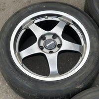 ENKEI PF05 Rare Racing Wheels 17x7J +52 5x114.3 215/55 R17 Japan Imported | Wheels and Rims | 5x100, Enkei, freeshipping | 1900