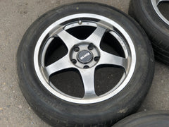 ENKEI PF05 Rare Racing Wheels 17x7J +52 5x114.3 215/55 R17 Japan Imported