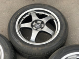 ENKEI PF05 Rare Racing Wheels 17x7J +52 5x114.3 215/55 R17 Japan Imported | Wheels and Rims | 5x100, Enkei, freeshipping | 1900