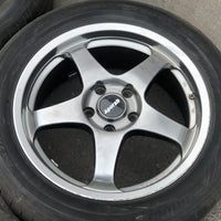ENKEI PF05 Rare Racing Wheels 17x7J +52 5x114.3 215/55 R17 Japan Imported | Wheels and Rims | 5x100, Enkei, freeshipping | 1900