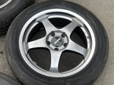 ENKEI PF05 Rare Racing Wheels 17x7J +52 5x114.3 215/55 R17 Japan Imported | Wheels and Rims | 5x100, Enkei, freeshipping | 1900