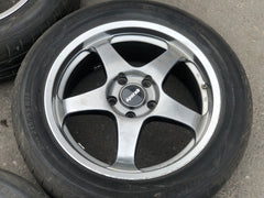 ENKEI PF05 Rare Racing Wheels 17x7J +52 5x114.3 215/55 R17 Japan Imported