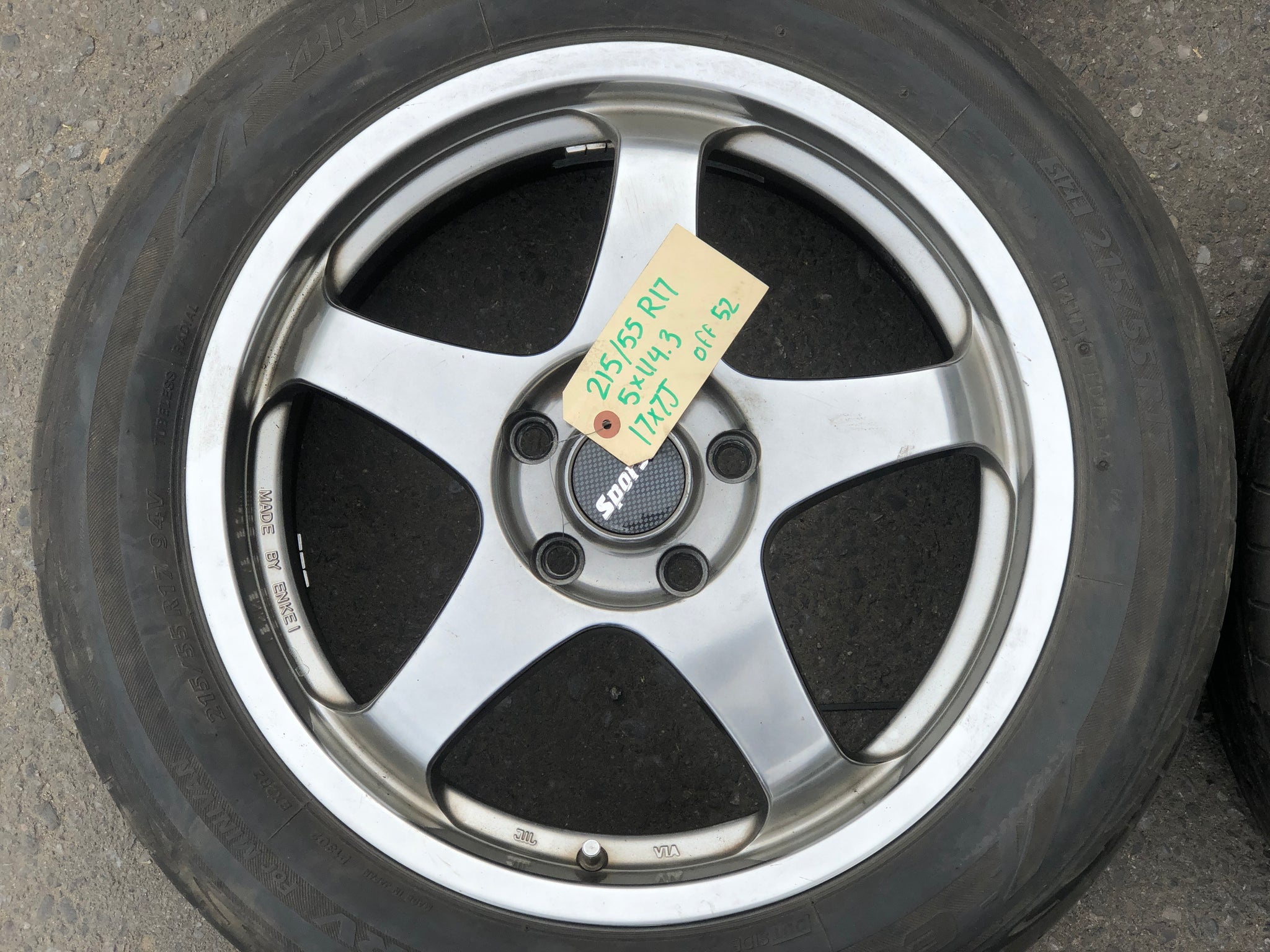 1900 | ENKEI PF05 Rare Racing Wheels 17x7J +52 5x114.3 215/55 R17