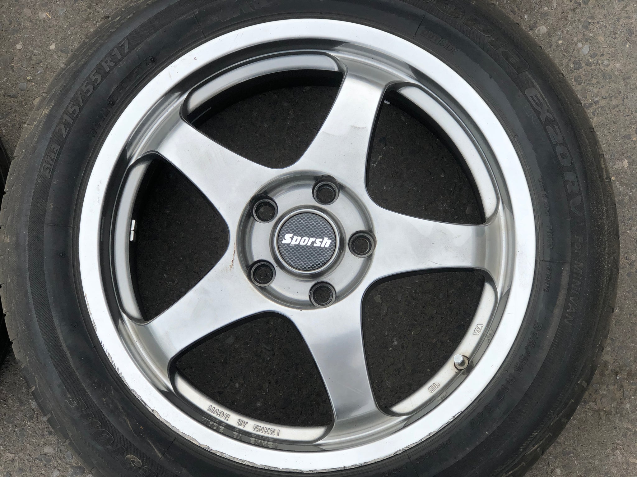 1900 | ENKEI PF05 Rare Racing Wheels 17x7J +52 5x114.3 215/55 R17