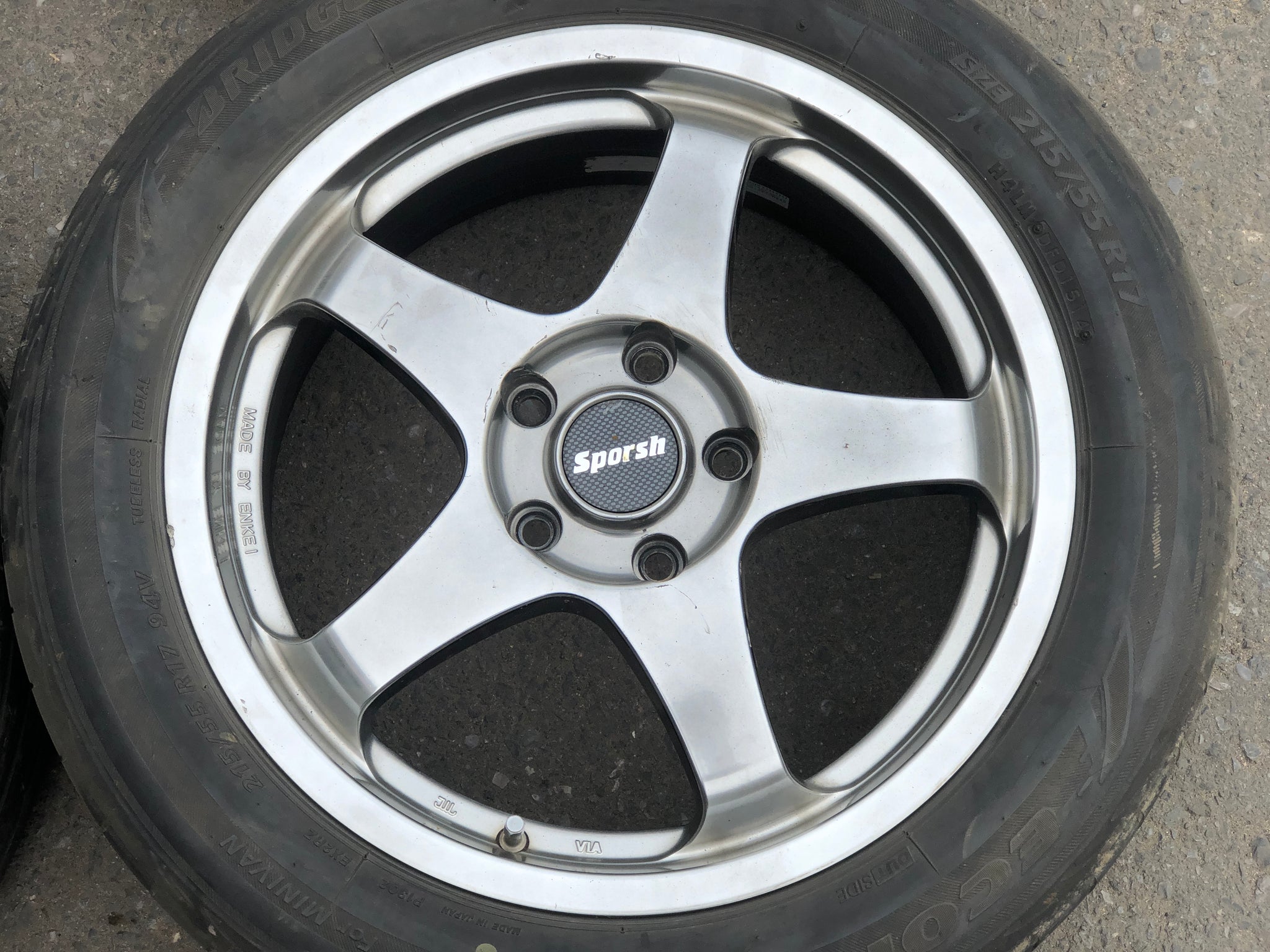 1900 | ENKEI PF05 Rare Racing Wheels 17x7J +52 5x114.3 215/55 R17