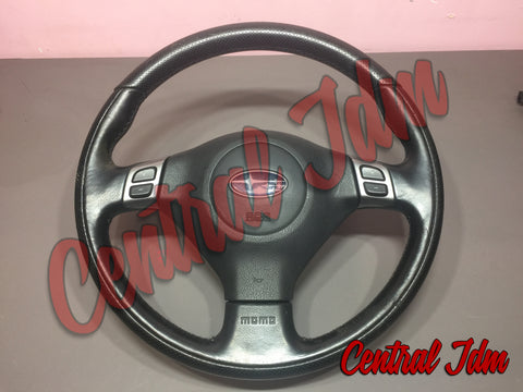 JDM Subaru Impreza WRX STi Legacy Forester Steering Wheel Genuine 1993-2009 OEM