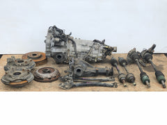 JDM Subaru Impreza WRX STi Version 8 DCCD 6speed Awd TY856WB6KA Transmission, 5x114.3 Bolt Pattern, Axles, R180 Differential Diff V8 GDB