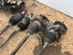 JDM Subaru Impreza WRX STi Version 8 DCCD 6speed Awd TY856WB6KA Transmission, 5x114.3 Bolt Pattern, Axles, R180 Differential Diff V8 GDB