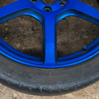 JDM Rays Gram Lights Marine Blue 57C6 Wheels 18x7.5 5x100 Lightweight Rims USED | Wheels and Rims | 1695