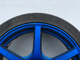 JDM Rays Gram Lights Marine Blue 57C6 Wheels 18x7.5 5x100 Lightweight Rims USED | Wheels and Rims | 1695