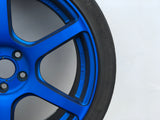 JDM Rays Gram Lights Marine Blue 57C6 Wheels 18x7.5 5x100 Lightweight Rims USED | Wheels and Rims | 1695
