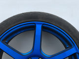 JDM Rays Gram Lights Marine Blue 57C6 Wheels 18x7.5 5x100 Lightweight Rims USED