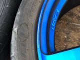 JDM Rays Gram Lights Marine Blue 57C6 Wheels 18x7.5 5x100 Lightweight Rims USED