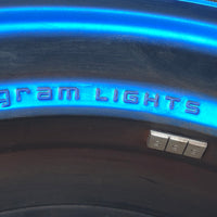 JDM Rays Gram Lights Marine Blue 57C6 Wheels 18x7.5 5x100 Lightweight Rims USED