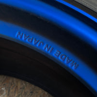 JDM Rays Gram Lights Marine Blue 57C6 Wheels 18x7.5 5x100 Lightweight Rims USED