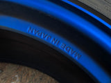 JDM Rays Gram Lights Marine Blue 57C6 Wheels 18x7.5 5x100 Lightweight Rims USED