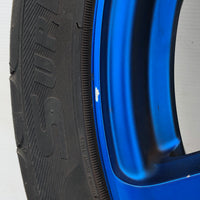 JDM Rays Gram Lights Marine Blue 57C6 Wheels 18x7.5 5x100 Lightweight Rims USED