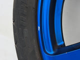 JDM Rays Gram Lights Marine Blue 57C6 Wheels 18x7.5 5x100 Lightweight Rims USED