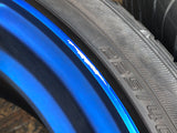 JDM Rays Gram Lights Marine Blue 57C6 Wheels 18x7.5 5x100 Lightweight Rims USED