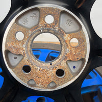 JDM Rays Gram Lights Marine Blue 57C6 Wheels 18x7.5 5x100 Lightweight Rims USED