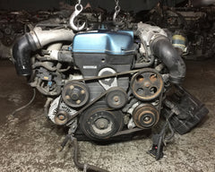 JDM Toyota Aristo Twin Turbo Front Sump VVTi 2JZ-GTE Engine Motor Auto Trans ECU