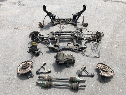 MAZDA RX7 FD MODEL SUSPENSION SUBFRAME KNUCKLE DIFFERENTIAL ARMS RHD