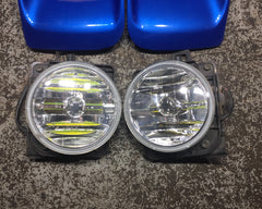 JDM Subaru Impreza Wrx STi V8 Fog Lights and Fog Light Covers 04-05 Version 8