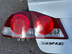 JDM 2006-2008 Honda Civic/Acura CSX Rear End Conversion Rear Trunk + Bumper + TailLights + Sideskirts