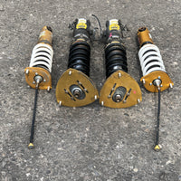 JDM Subaru Legacy GT HKS Hipermax IV Coilovers BP5 2005-2009 Used | Coilovers | 2005-2009, 2005-2009 Legacy Coilovers, freeshipping, HKS BP5, Legacy, Subaru, Subaru Legacy | 1944