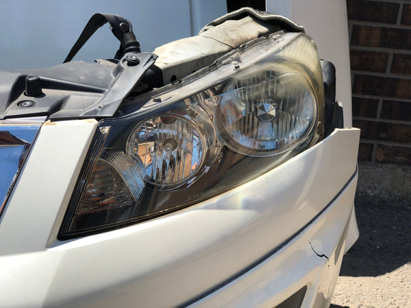 JDM Honda Accord CP3 Bumper Headlights Fog Lights Grille 2008-2012 + Rear Bumper With Lip