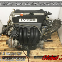 JDM 02-06 Honda CR-V K24A 2.4L DOHC i-VTEC Engine CRV | Engine | 2.4l, 2002-2006, CRV, DOHC, K24A, Subaru, VTEC | 1279