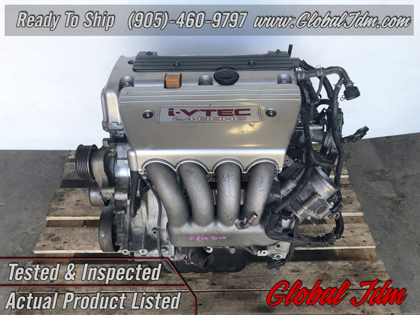 JDM Honda Acura K24A Type S Engine 2.4L DOHC I-VTEC Motor RBB Head Accord TSX - K24A 1003922 | Engine | Accord, Acura, acura tsx, engine, Honda, Honda Accord, k24a, TSX, type s | 1309