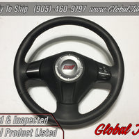 JDM 2013 GVB Subaru Impreza WRX STi Red Stitches With Leather Steering Wheel OEM | Steering Wheel | 2013, GVB, Impreza, Steering Wheel, STI, Subaru, WRX, WRX STI | 1235