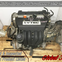 JDM 02-06 Honda CR-V K24A 2.4L DOHC i-VTEC Engine CRV - 4052466 | Engine | 2.4l, 2002-2006, CRV, DOHC, K24A, Subaru, VTEC | 1282