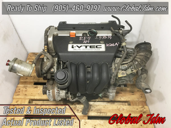JDM 02-06 Honda CR-V K24A 2.4L DOHC i-VTEC Engine CRV - 4052466 | Engine | 2.4l, 2002-2006, CRV, DOHC, K24A, Subaru, VTEC | 1282