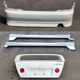 JDM 2001-2005 Toyota Altezza Lexus IS300 Side Skirts + Rear Bumper & Lip + Trunk with Spoiler | Rear Bumper + Trunk + Sideskirts | Altezza Rear Bumper, Altezza Sideskirts, Altezza Trunk, freeshipping, Is300 Rear Bumper, Is300 Rear Lip, Is300 Sideskirts, Is300 Trunk, Jdm Altezza Parts, Toyota Altezza Parts | 2459